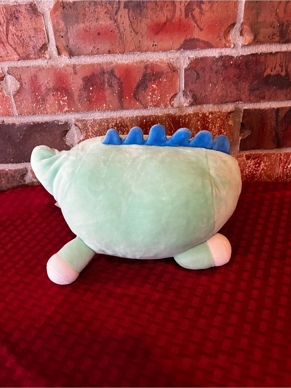 Squishmallows Rafa the Dinosaur Hug Mees Laying Plush Target